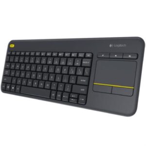 Teclado Logitech K400 Plus Inalámbrico C/TouchPad Color Negro