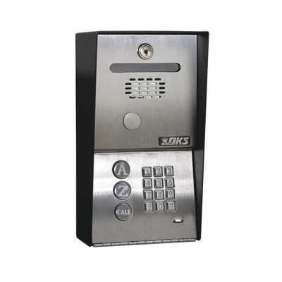 Audioportero Telefónico DKS Con Directorio / 100 Números Telefónicos / Control Para 2 Puertas / Gabinete Para Sobreponer / Marcación a 16 Digitos / Linea análoga o digital 1802090 p.png