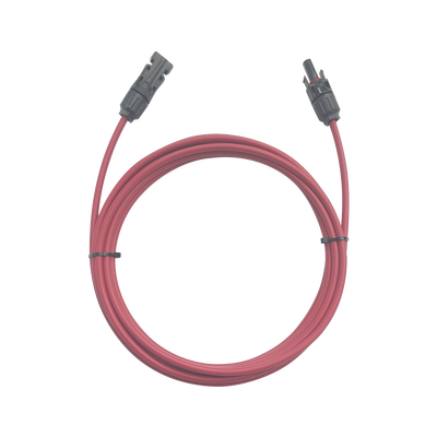 Cable Fotovoltaico / 1 metro / Color Rojo / Calibre 10 AWG / Terminal MC4-Macho y Hembra en ambos extremos cfmc41mred p.png