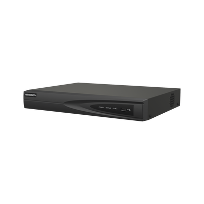 NVR 8 Megapixel (4K) (Compatible con Cámaras ACUSENSE) / 4 canales IP / 4 Puertos PoE+ / 1 Bahía de Disco Duro / Salida de Vídeo en 4K / 300 Metros PoE Modo Extendido ds7604niq1 4pd p.png