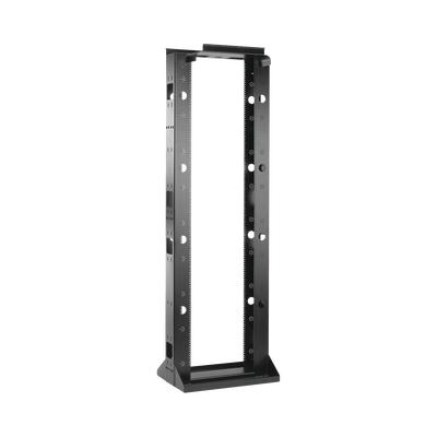 Rack de 2 Postes Sísmico, Estándar de 19 in, Rieles Numerados y Roscados #12-24, Fabricado en Acero, 45 Unidades de Rack, Color Negro esdr19fm45u p.png