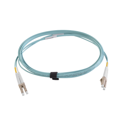 Jumper de Fibra Óptica Multimodo 50/125 XGLO OM4, LC-LC Duplex, OFNR, Color Aqua, 1 Metro fj2lclc5v01aq p.png