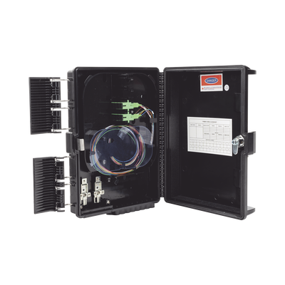 Cierre de Empalme para 24 fusiones de fibra óptica, Interior/Exterior, con 8 acopladores SC/APC y splitter 1x8 SC/APC Incluido, IP65 gfs8g p.png