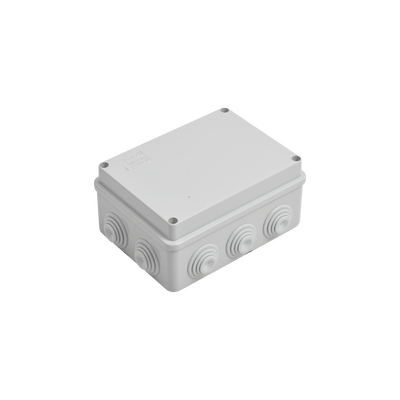 Caja de derivación de PVC Auto-extinguible con 10 entradas, tapa atornillada, 150x110x70 MM, Para Exterior (IP55) gw44006 p.png