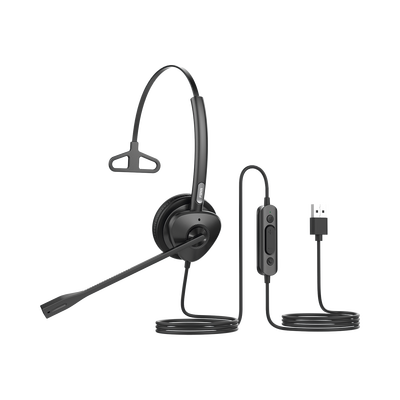 Diadema monoaural con tecnología antishock para teléfonos IP FANVIL con interfaz USB con micrófono de cancelación de ruido, larga durabilidad ht301u p.png