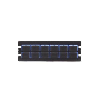 Placa acopladora para Distribuidor de Fibra Óptica LP-ODF-8024, incluye 12 acopladores SC Simplex Para fibra Monomodo (12 fibras) lpfos12sm p.png