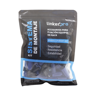 Kit de Montaje Rápido para Equipos en Rack / No más Tuercas Enjauladas / Soporta hasta 50 kg (50 Piezas) lprkmt001 p.png