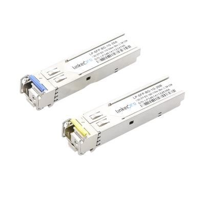 Transceptores Ópticos Bidireccionales SFP (Mini-Gbic) / Monomodo 1310 & 1550 nm / 1.25 Gbps / 1000BASE-BX / Conector LC/UPC Simplex / DDM / Hasta 20 km / 2 Piezas lpsfpbd1g20 p.png