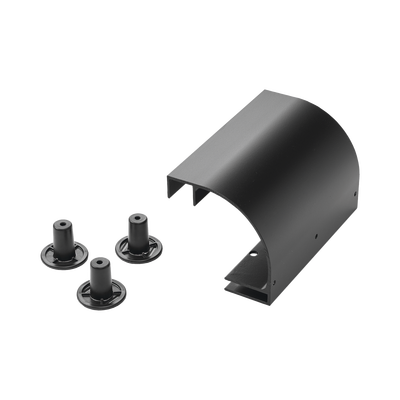 Accesorio de Bajada de Cable, Para Instalación en Escalerilla Hoffman, de Aluminio, Color Negro lsrdblk p.png