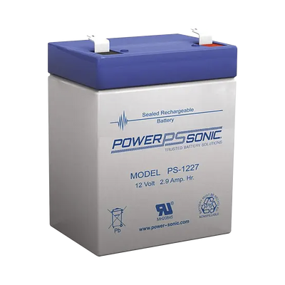 Batería 12V, 2.9AH, Para Respaldo, Tecnologías AGM/VRLA, 5 Años Vida Útil, Terminales F1, Reconocida UL ps1227 p.png
