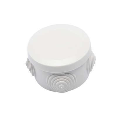 Caja Derivación-Conexión de Plástico Circular con 4 Glándulas de Goma (70 diámetro X 48 alto mm). Para Instalaciones Comerciales, Residenciales e Industriales. Cerrado a Presión. pstc70er p.png