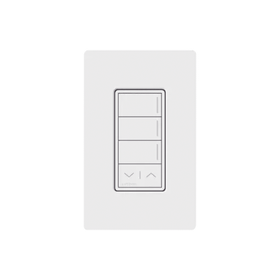 (RadioRa3) Botonera Sunnata Blanco 3 escenas y 2 botones subir/bajar para Radio RA3, programe escenas diferentes en cada botón. rrsthn3rlsw p.png