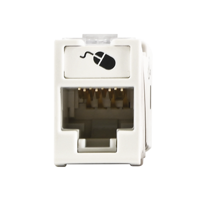 Jack UltraMAX Cat6, UTP, Montaje híbrido en Placa de Pared (Plano y Angulado), Color Blanco, Punch Down u6h02ns p.png
