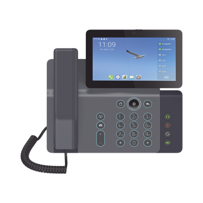 Videoteléfono IP inteligente Insignia, Android 9.0, 20 líneas SIP, pantalla a color 7" ajustable, Teclado de iluminación configurable, PoE, conferencia local de 10 vías. v67 p.png