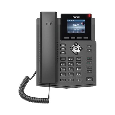 Teléfono IP empresarial para 4 líneas SIP con pantalla LCD de 2.4 pulgadas a color, Opus y conferencia de 3 vías, PoE. x3spv2 p.png