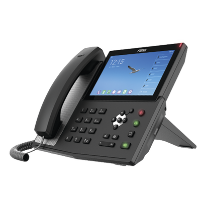 Teléfono IP Android Empresarial para 20 lineas SIP, pantalla táctil, Wi-Fi y Bluetooth, PoE, hasta 112 botones DSS, puertos Gigabit, soporta recepción de video. x7a p.png