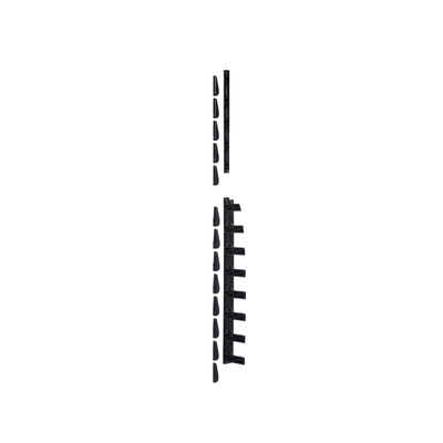 Kit de Dedos Para Administración de Cables en Gabinetes FlexFusion™, de 42 o 45 UR, Dedos de 100 mm de Longitud, Color Negro xgfms45b p.png