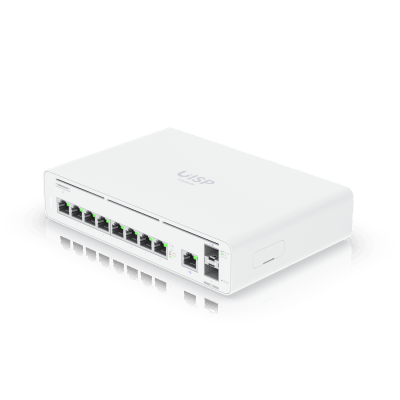 Consola UISP de Ubiquiti / Gateway y Switch de Red Gigabit / Controlador con Plataforma UISP para gestión remota de WISP (airMAX, airFiber, uFiber, LTU, edgeMAX, airCube) / 128 GB SSD / (1) WAN 1GbE / (1) WAN SFP+10G / (8) puertos LAN GbE RJ45 portada 0s400 99.png
