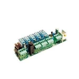 tarjeta para conexión de 2 baterías de respaldo 12 v 1.2 ah