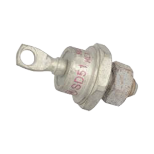 diodo schottky de potencia sd 51, rectificador de silicio vrrm 45v, if 60a, catodo en base del do 5.