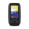 fishfinder striker™ plus 4 con gps integrado / pantalla qsvga 272 x 480 píxeles / frecuencias 50 200 khz / potencia 200 w rms / tecnología de ganancia automática / sensor de temperatura / resistencia al agua ipx7