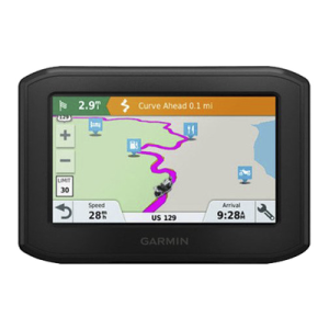 navegador para motocicleta zūmo / pantalla 4.3" resistente / ruteo aventurero / alertas para motociclistas / control de música / llamadas manos libres / tráfico y clima en tiempo real / notificaciones inteligentes / compatible con trip