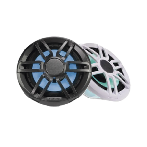 altavoces marinos serie xs con iluminación led de 7.7" fusion