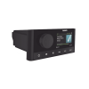estéreo marino fusion serie ra210, con pantalla a color de 2.7" conexión am/fm, bluetooth, usb, iphone