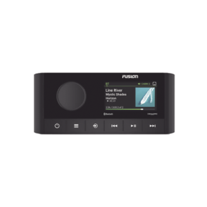 estéreo marino fusion serie ra210, con pantalla a color de 2.7" conexión am/fm, bluetooth, usb, iphone