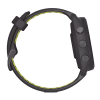 forerunner® 265s, bisel y carcasa en negro con correa de silicona en negro/amarillo