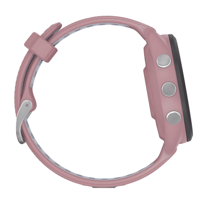 forerunner® 265s, bisel negro con carcasa en rosa y correa de silicona en rosa/gris forerunner® 265s, bisel negro con carcasa en rosa y correa de silicona en rosa/gris