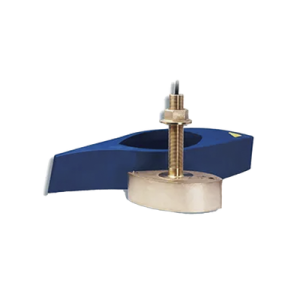 transductor b260 de montaje a través del casco de bronce con sensores de profundidad, velocidad y temperatura