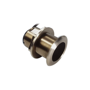 sonda de frecuencia dual 50/200 khz / 600 w / ancho de haz 45° 12° / profundidad máxima 1200 ft / cable 33 ft / medición de profundidad y temperatura / 8 pines / compatible con Ángulos de 8° a 15°