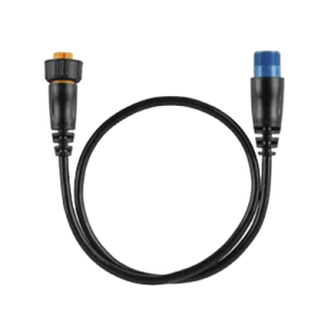 cable adaptador para conectar un transductor de 8 pines con xid a un puerto de sonda de 12 pines a un dispositivo náutico compatible.