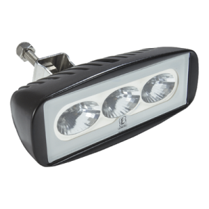 luz led marina en terminación color negro capreralt, emite luz color blanco de 1000 lúmenes, fabricado bajo norma de protección ip67.