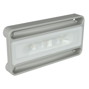 luz led marina utilitaria nevislt, emite luz color blanco de 1000 lúmenes, fabricado bajo norma de protección ip67.