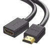 cable extensor hdmi de 1 m / 4k@60hz / 3d / hdr / macho a hembra / núcleo de cobre estañado / transmisión estable.