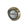 luz led marina sumergible seablaze quattro, emite luz de color blanco y azul de 2000 lúmenes, fabricada en bronce naval con grado de protección ip68.