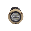 luz led marina sumergible seablaze x2, emite luz de color blanco y azul de 6000 lúmenes, fabricada en bronce naval con grado de protección ip68.