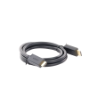 cable dp macho a hdmi macho / longitud 1.50 m / soporta 4k@30hz / soporta 3d / cobre estañado 28awg / blindaje interno múltiple / transmisión unidireccional / botón de liberación / chip de Última generación