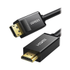 cable dp macho a hdmi macho / longitud 1.50 m / soporta 4k@30hz / soporta 3d / cobre estañado 28awg / blindaje interno múltiple / transmisión unidireccional / botón de liberación / chip de Última generación