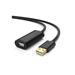 cable de extensión activo usb 2.0 / 5 metros / macho hembra / booster individual fe1.1s incorporado / velocidad de hasta 480 mbps / ideal para impresoras, consolas , webcam, etc.