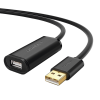 cable de extensión activo usb 2.0 / 10 metros / macho hembra / booster individual fe1.1s incorporado / velocidad de hasta 480 mbps / ideal para impresoras, consolas , webcam, etc.