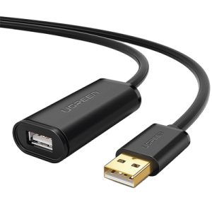 cable de extensión activo usb 2.0 / 30 metros / macho hembra / booster individual fe1.1s incorporado / velocidad de hasta 480 mbps / ideal para impresoras, consolas , webcam, etc.