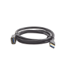 cable extensor usb 3.0 / 1 metro / macho hembra / 5 gbps / ultra durabilidad / núcleo de cobre estañado 28/22 awg / blindaje interior múltiple / ideal para teclado, mouse , etc.