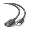 cable extensor usb 3.0 / 1 metro / macho hembra / 5 gbps / ultra durabilidad / núcleo de cobre estañado 28/22 awg / blindaje interior múltiple / ideal para teclado, mouse , etc.