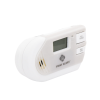 detector combo de combinación de gases explosivos: metano (gn), propano (lp) y monóxido de carbono (co), con pantalla digital retroiluminada, 120 vca y batería de respaldo