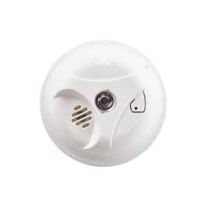 detector de humo autónomo, no requiere panel, led de escape, sensor por ionización, batería 9 v reemplazable