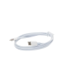 cable usb c a lightning | 1 metro | certificado mfi | carga rápida 60w | 480 mbps | pd | conector c94 | adecuado para iphone, ipad y ipod | protección integrada | caja de abs | cubierta de tpe | color blanco.