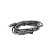 cable adaptador de 3.5mm macho a 2 rca macho / 3 metros / color gris / blindaje múltiple / abs / alta calidad